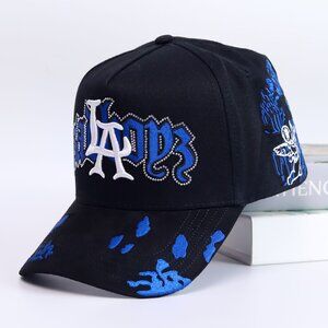 NWT Streetwear Snapback – Dandy Hats x Sad Boyz Black Cap with Rhinestones